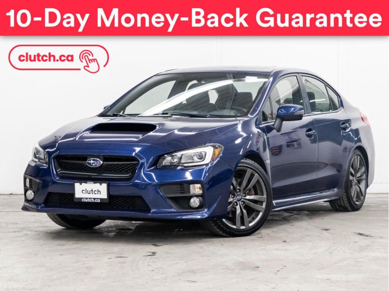 Used 2016 Subaru WRX Sport-Tech w/ Bluetooth, Backup Cam, A/C for sale in Toronto, ON