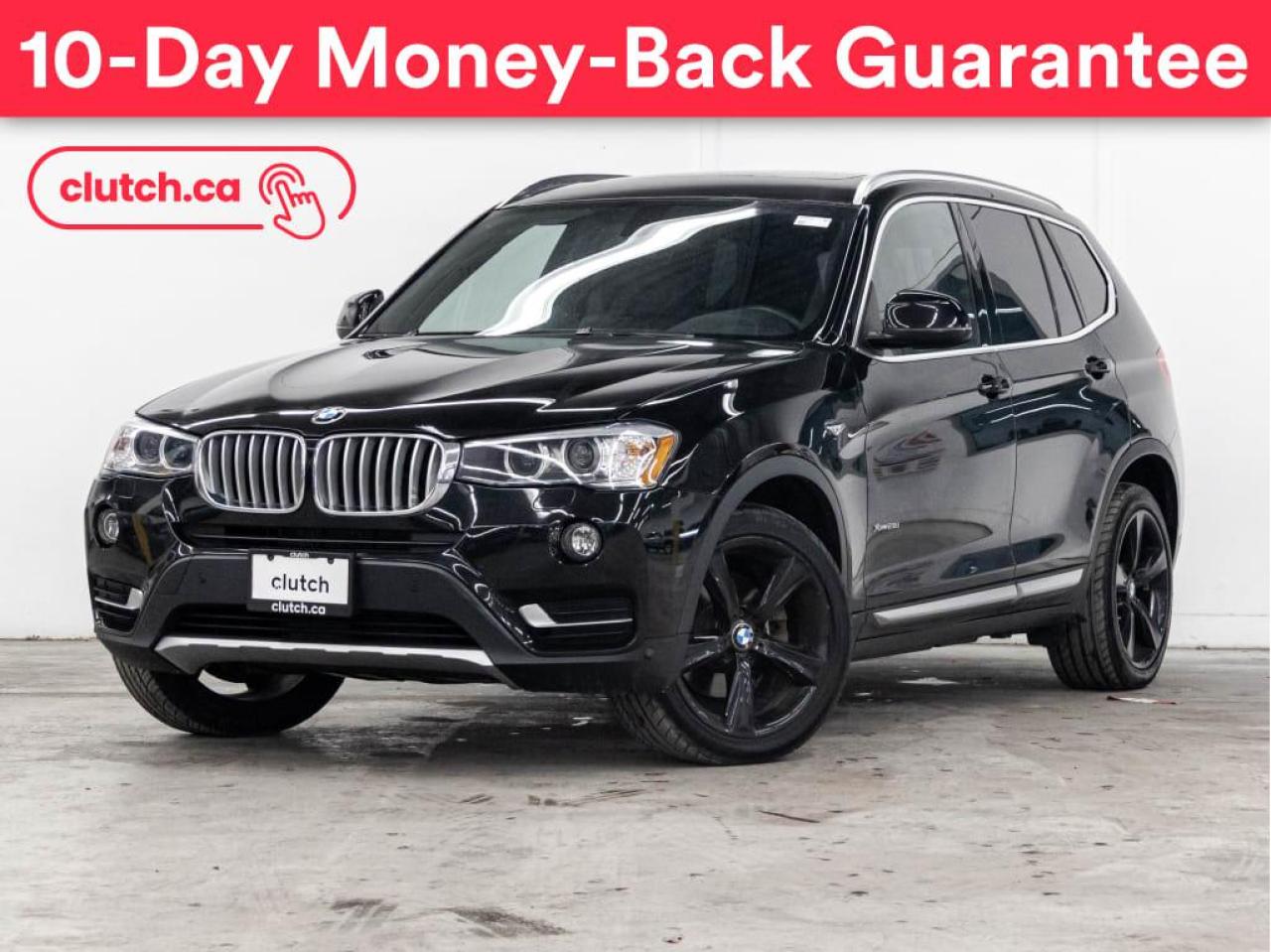 Used 2017 BMW X3 xDrive28i w/ Apple CarPlay, Bluetooth, Backup Cam, Nav for sale in Toronto, ON