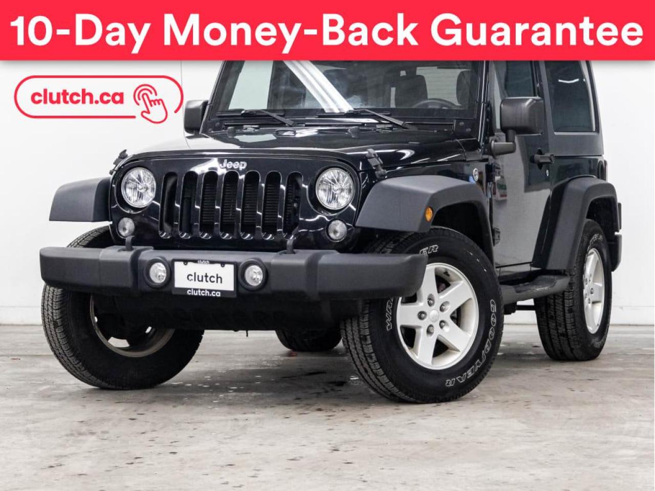 Used 2016 Jeep Wrangler Sport S 4x4 w/ Cruise Control, A/C for sale in Toronto, ON