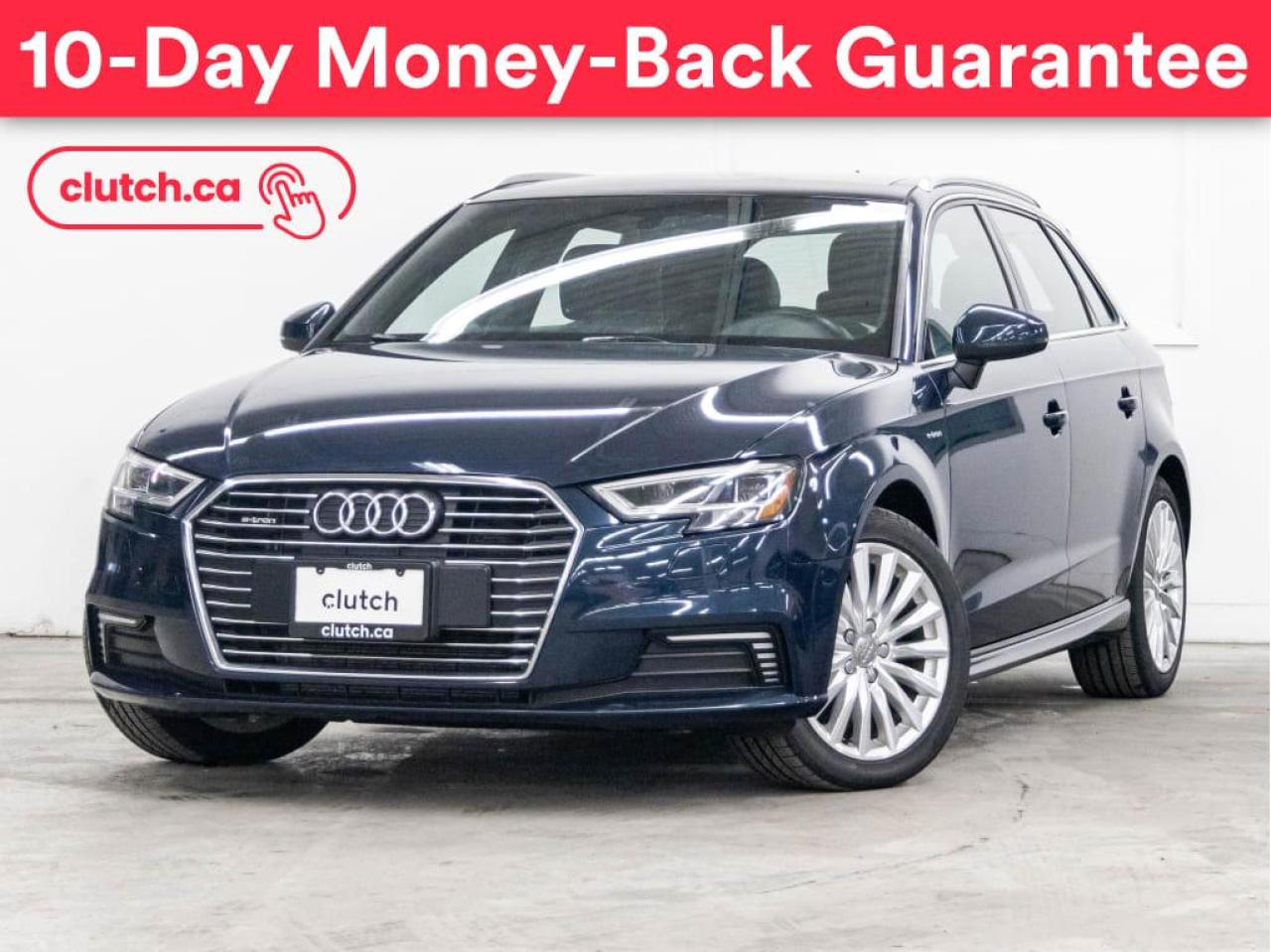 Used 2018 Audi A3 e-tron Technik w/ Apple CarPlay, Bluetooth, Cruise Control, Nav for sale in Toronto, ON
