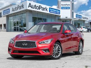Used 2023 Infiniti Q50 Luxe BOSE AUDIO | SUNROOF | FRONT CAM | MEMORY SEAT | AWD for sale in Mississauga, ON