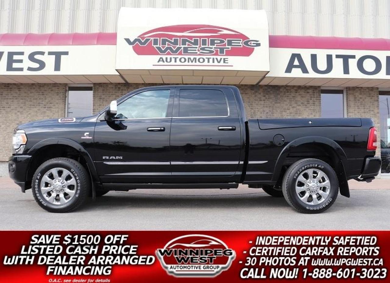 Used 2021 Dodge Ram 2500 LIMITED, RAM BOX, 9900GVW, LOADED & STUNNING!! for sale in Headingley, MB