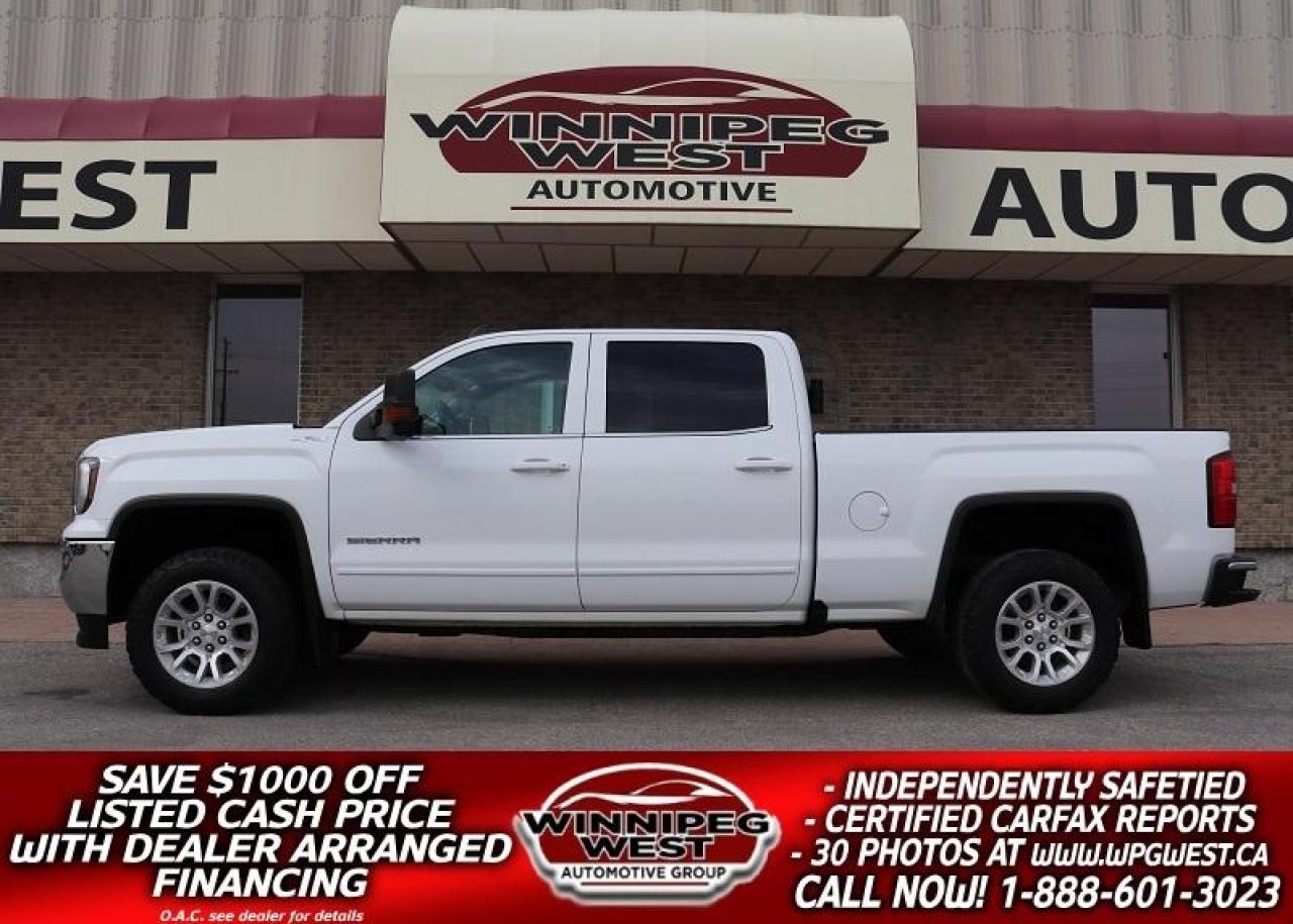Used 2018 GMC Sierra 1500 SLE CREW, LOADED, HTD SEATS, CLEAN & SHARP!! for sale in Headingley, MB