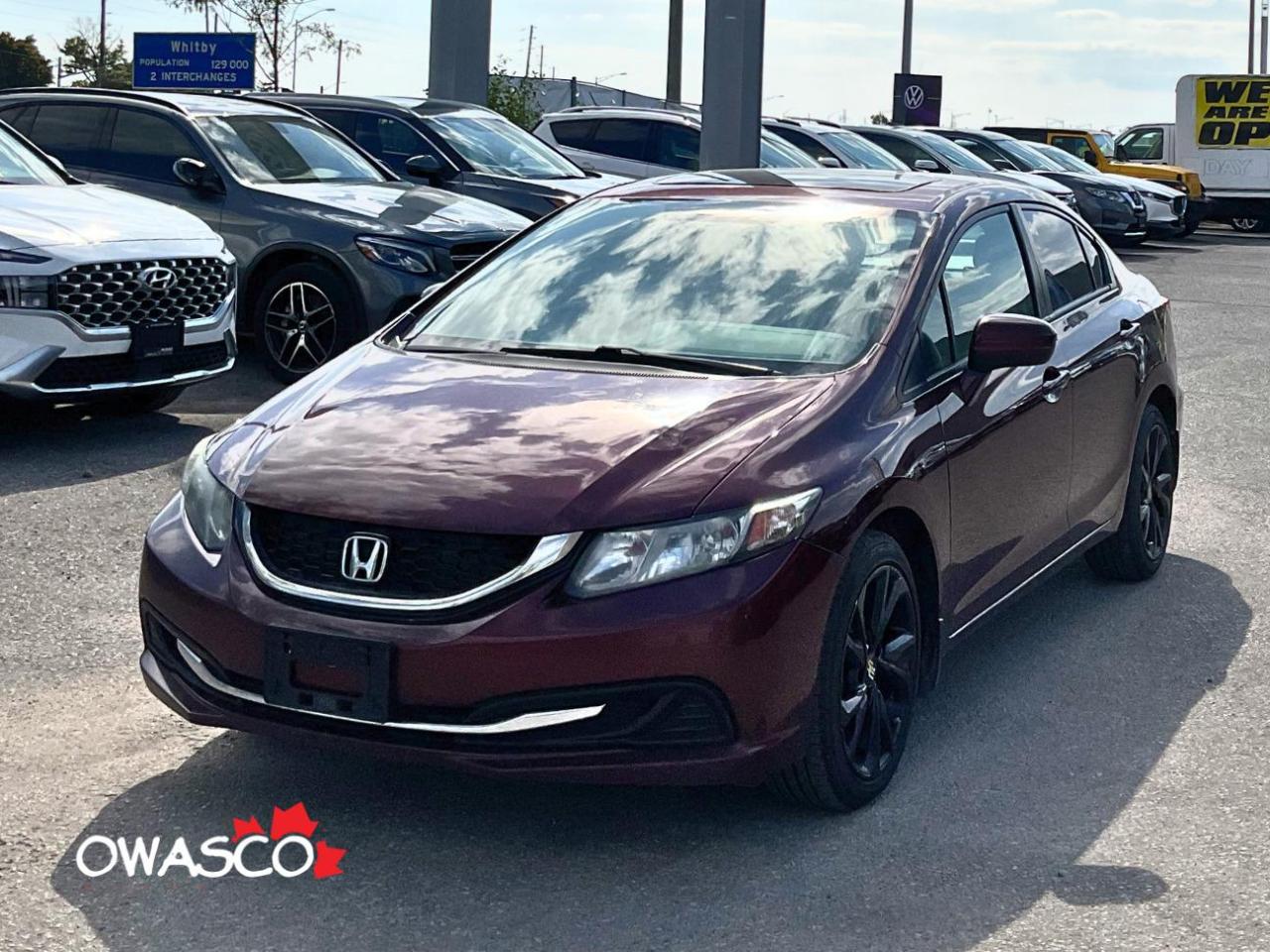 Used 2015 Honda Civic Sedan 1.8L Safety Included! for sale in Whitby, ON