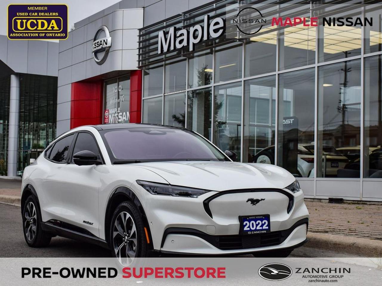 Used 2022 Ford Mustang Mach-E Mach-E Premium Navi Blindspot Full EV Applecarplay for sale in Maple, ON