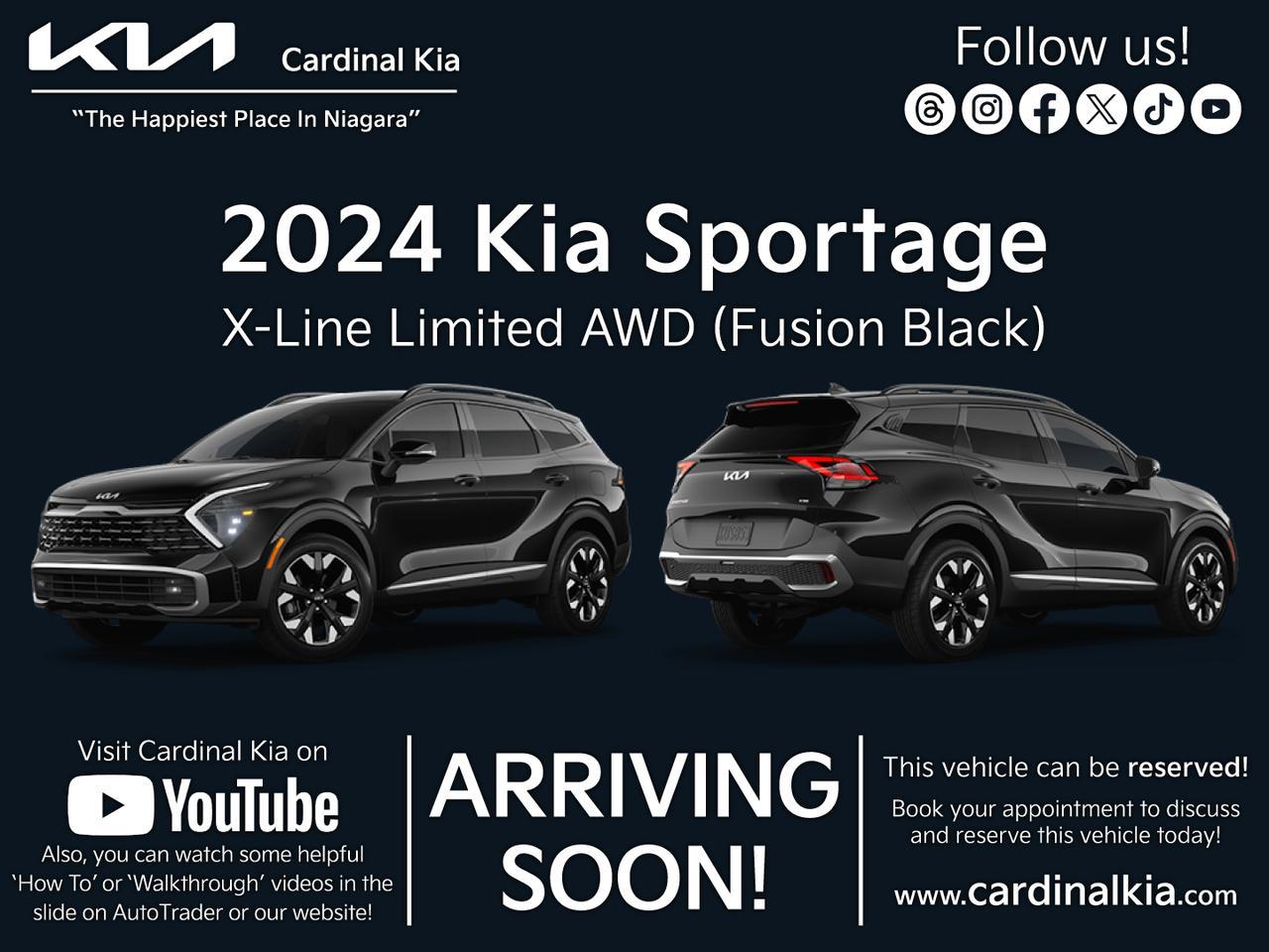 New 2024 Kia Sportage X-line Limited for sale in Niagara Falls, ON