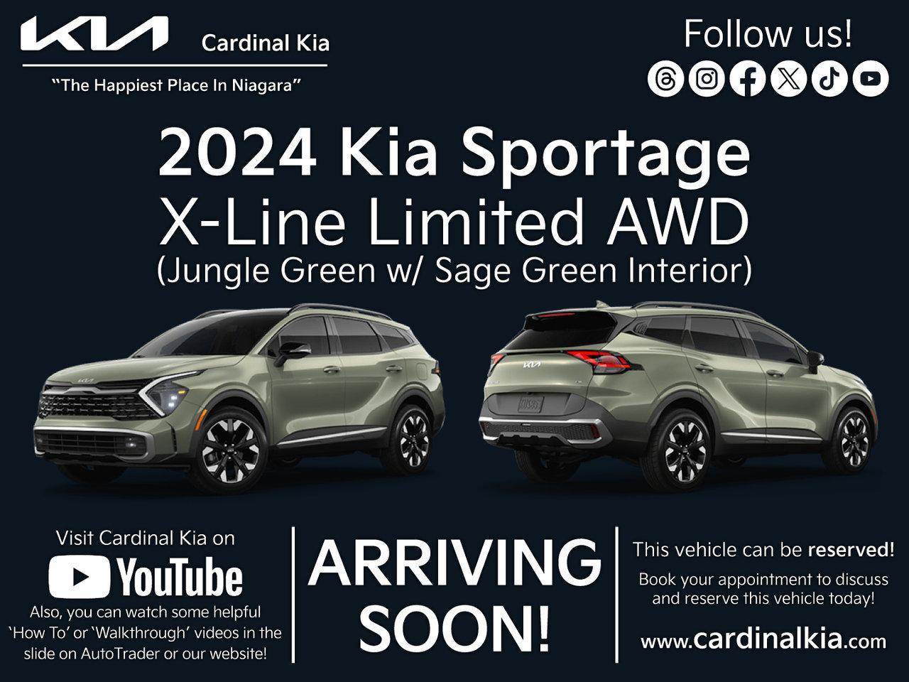 New 2024 Kia Sportage X-line Limited for sale in Niagara Falls, ON