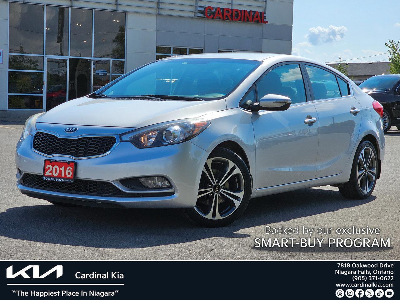 Used 2016 Kia Forte EX, Bluetooth, Heated Seats, Auto Headlamps for sale in Niagara Falls, ON
