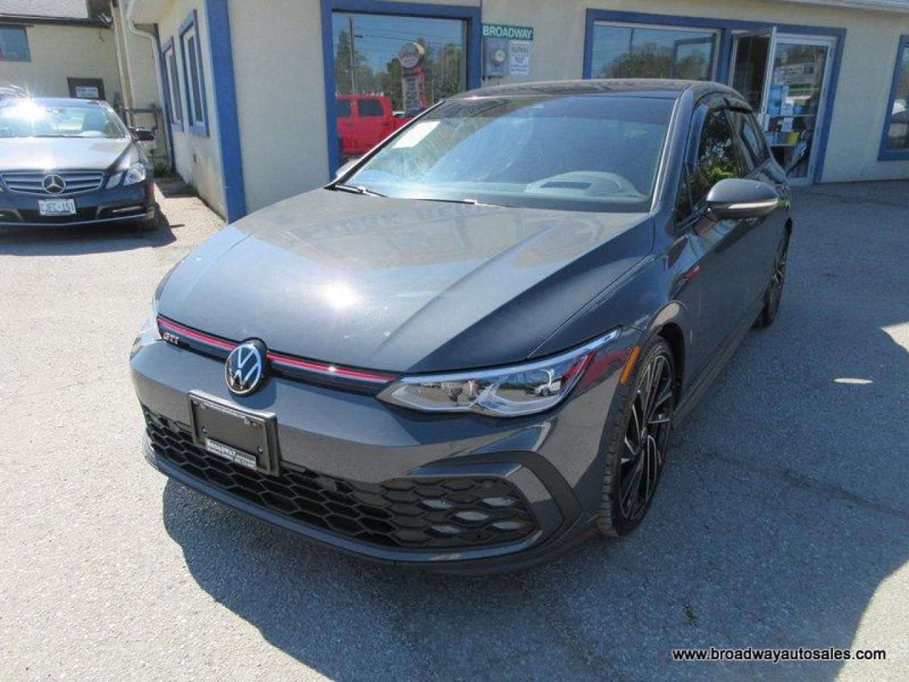 Used 2023 Volkswagen Golf LOADED AUTOBAHN-GTI-VERSION 5 PASSENGER 2.0L - TURBO.. POWER SUNROOF.. LEATHER.. HEATED/AC SEATS.. BACK-UP CAMERA.. BLUETOOTH SYSTEM.. for sale in Bradford, ON