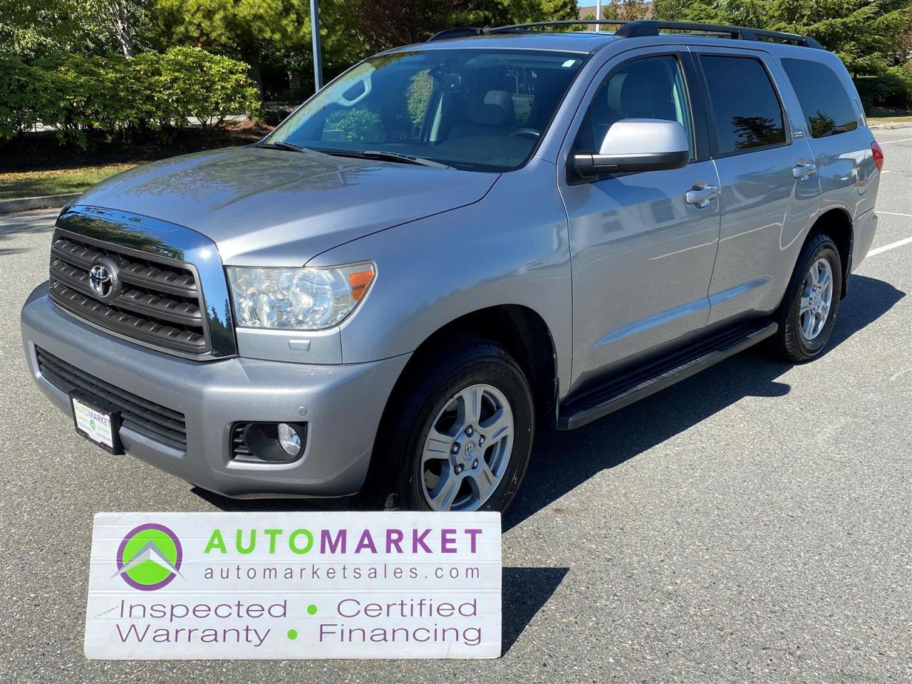 Used 2011 Toyota Sequoia 4WD, LEATHER, ROOF, 4.6 V8, FINANCE, WARRANTY, INSPECTED BCAA MBSHP! for sale in Surrey, BC