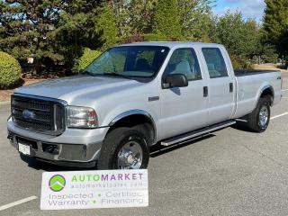 Used 2006 Ford F-250 XLT CREW CAB 8' BOX 4WD 5.4-V8 ALL POWER, INSPEWCTED BCAA MBSHP WARRANTY & FINANCING! for sale in Surrey, BC