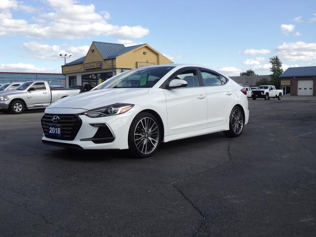 2018 Hyundai Elantra SportTechDCT 1.6L RoofNavLeatherHeatedSeats