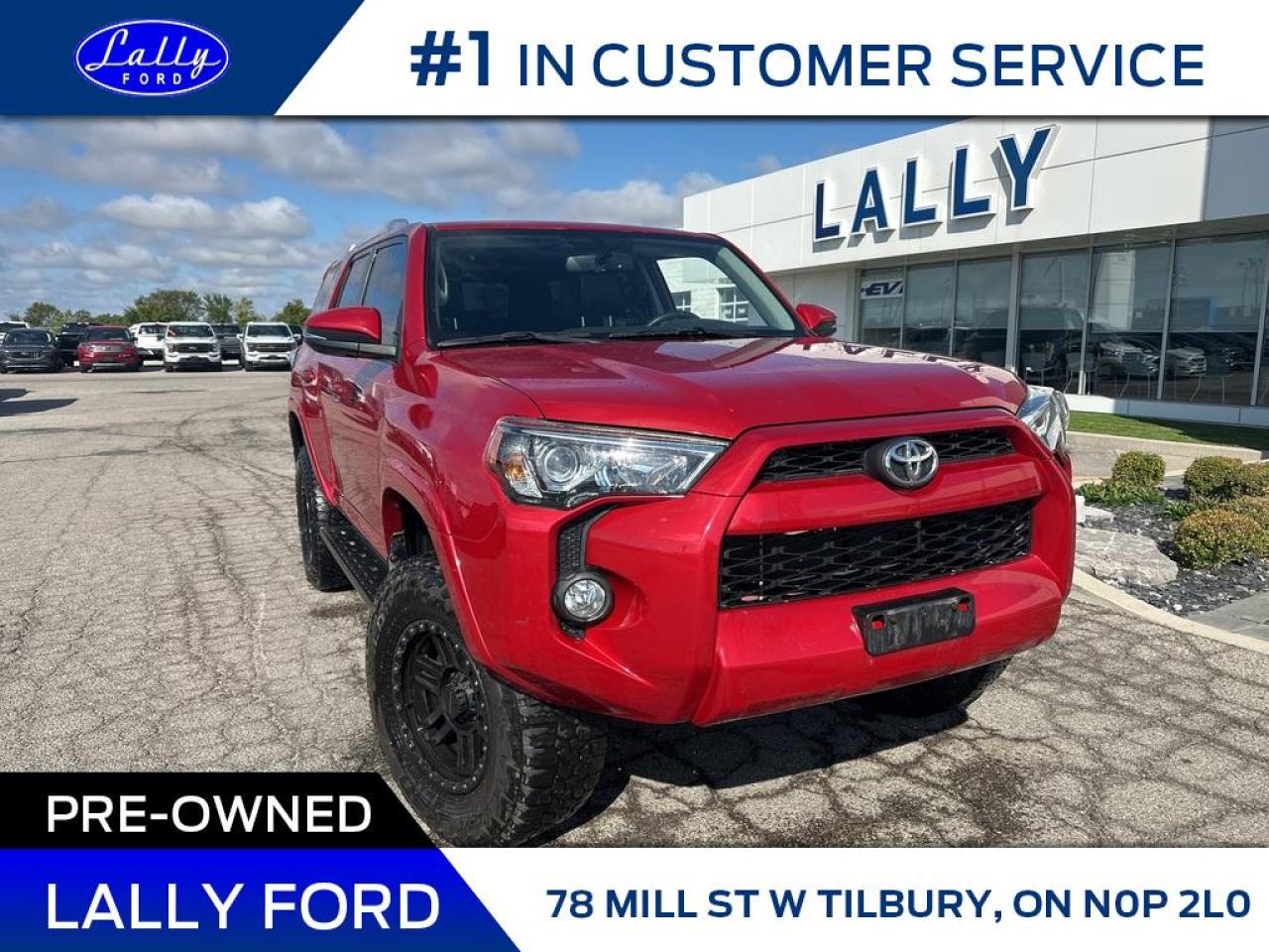 Used 2018 Toyota 4Runner SR5 Moonroof, Nav, Leather!! for sale in Tilbury, ON