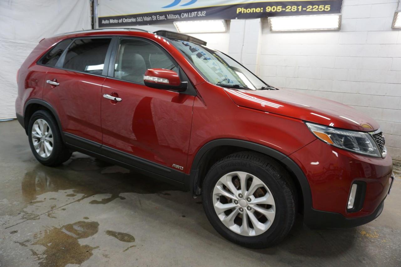 2015 Kia Sorento EX V6 AWD *KIA SERVICED* CERTIFIED CAMERA BLUETOOTH LEATHER HEATED SEATS PANO ROOF CRUISE ALLOYS