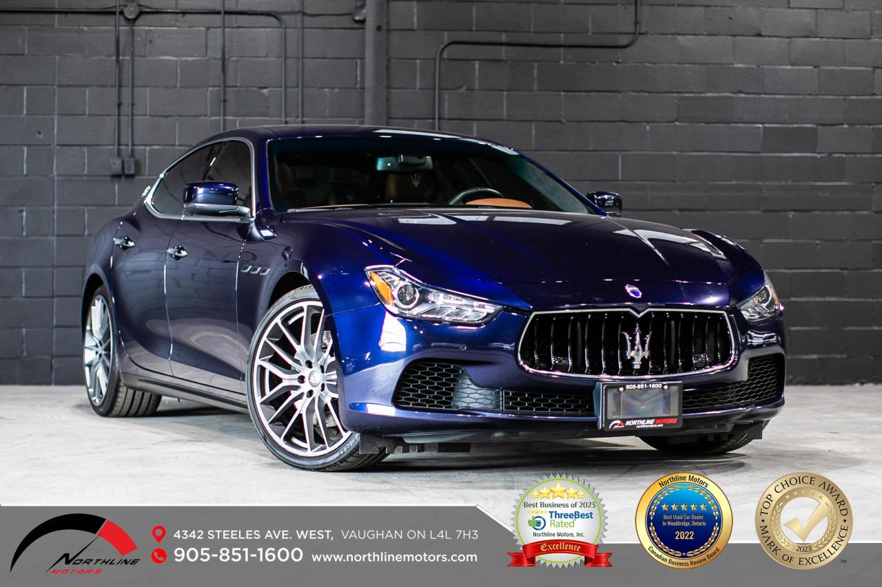 Used 2016 Maserati Ghibli S Q4/PREMIUM PKG/ SPORT PKG/ ZEGNA/ HARMAN KARDON for sale in Vaughan, ON