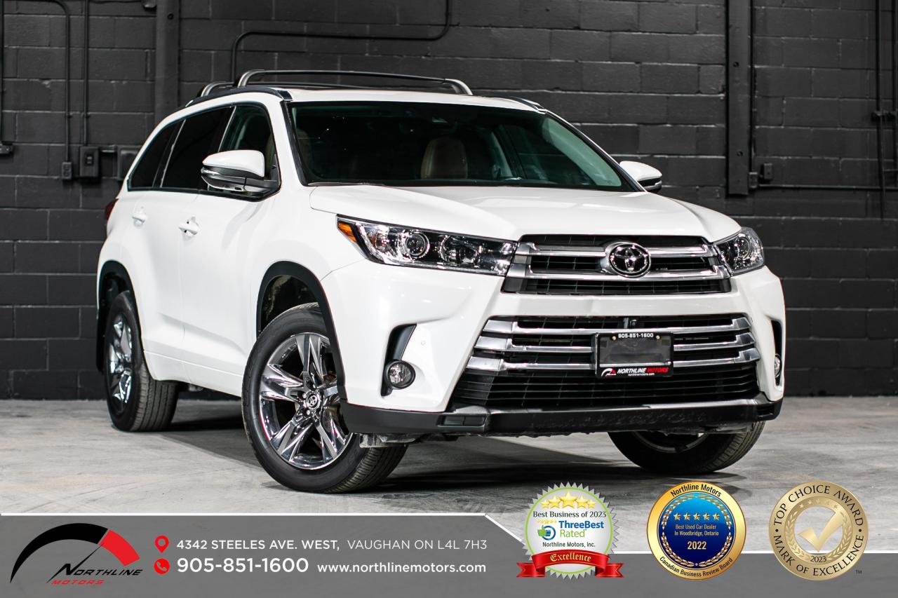 Used 2017 Toyota Highlander Limited/ PANO/ NAV/ CAM/ 7 PASS/ JBL/ NO ACCIDENTS for sale in Vaughan, ON