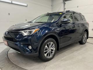 Used 2017 Toyota RAV4 Hybrid XLE AWD| SUNROOF| BLIND SPOT| HTD SEATS| REAR CAM for sale in Ottawa, ON