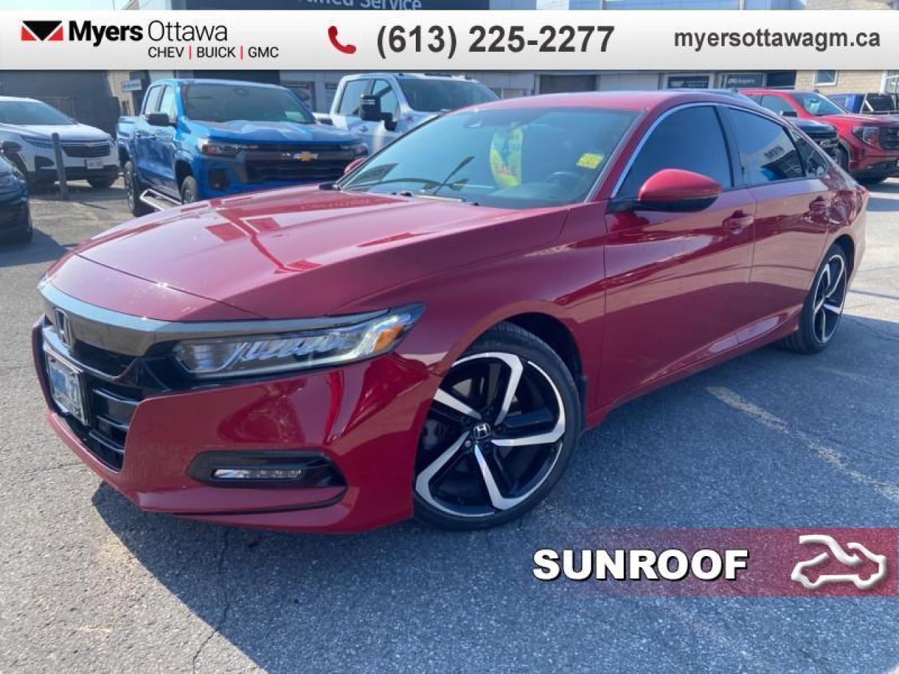 Used 2019 Honda Accord Sedan Sport  SPORT 2.0 SEDAN AUTO, LEATHER, SUNROOF, PUSH START for sale in Ottawa, ON