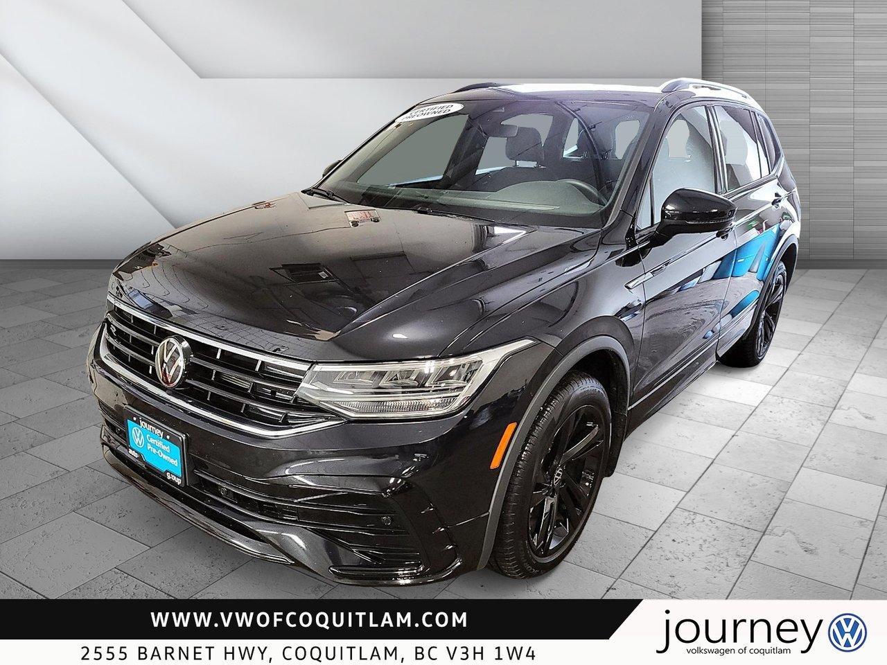 Used 2023 Volkswagen Tiguan Comfortline R-Line Black 2.0T 8sp at w/Tip 4M for sale in Coquitlam, BC