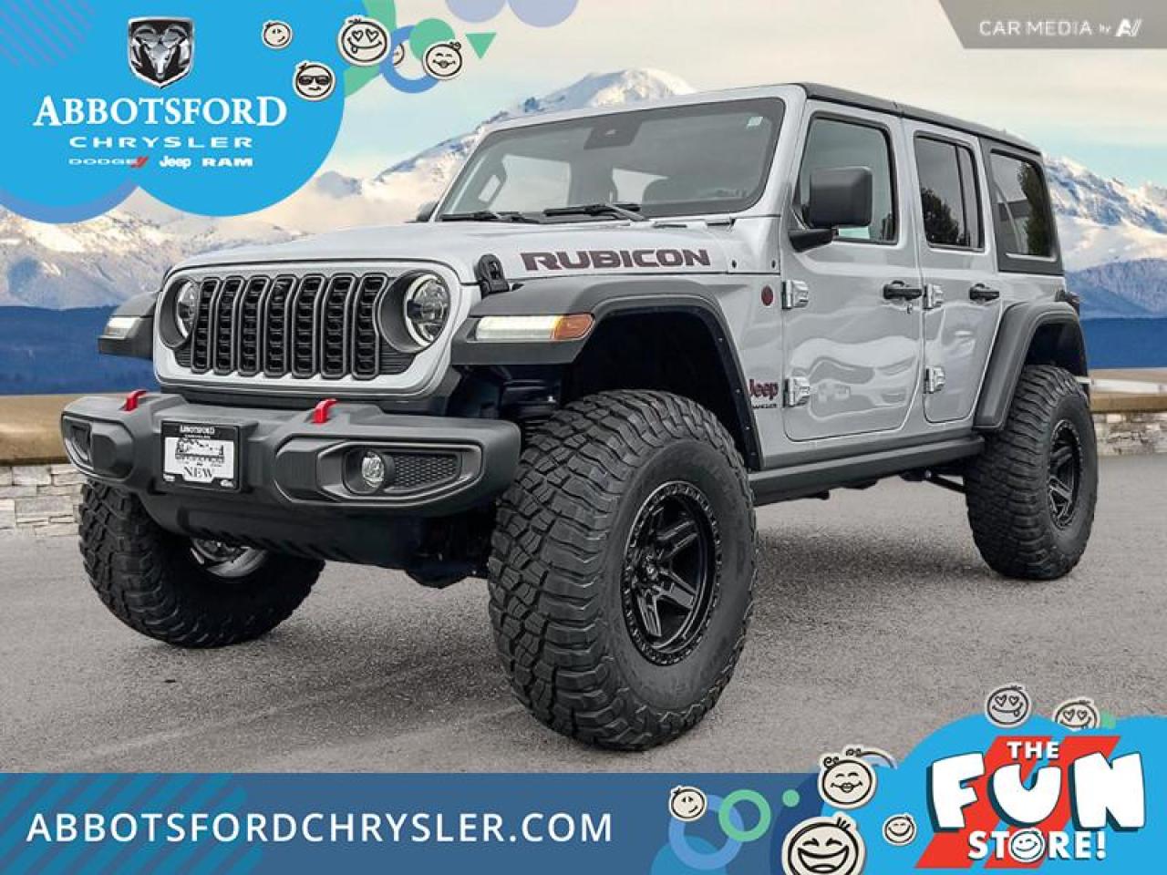 New 2024 Jeep Wrangler Rubicon  - Safety Group - $275.98 /Wk for sale in Abbotsford, BC