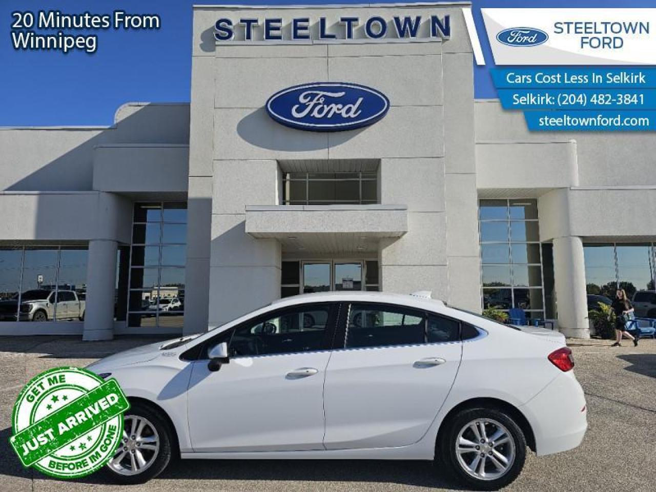 Used 2018 Chevrolet Cruze LT  - Heated Seats -  LED Lights for sale in Selkirk, MB