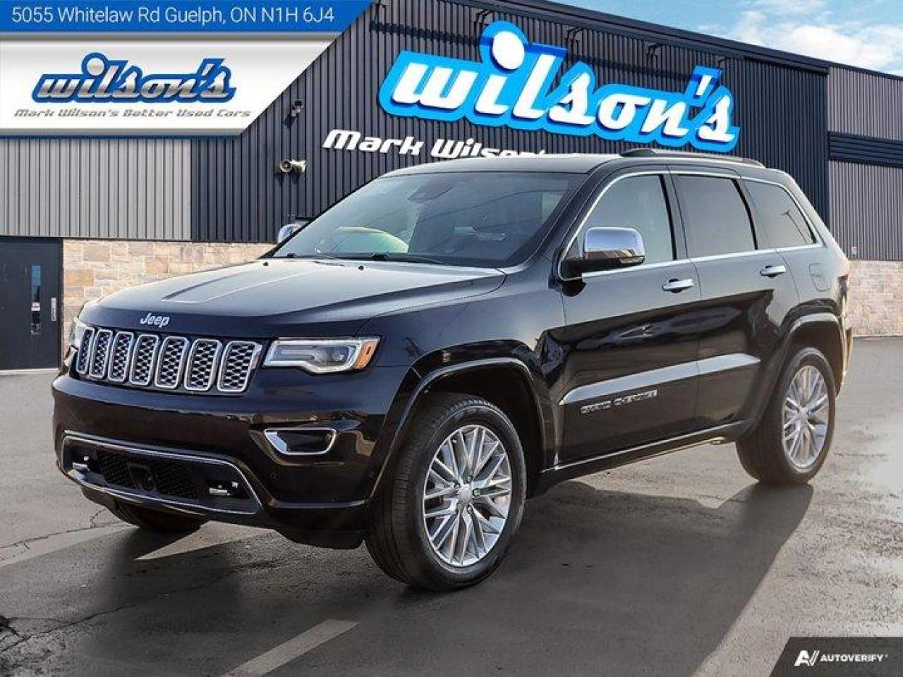 *This Jeep Grand Cherokee Comes Equipped with These Options*Dealer Certified Pre-Owned. This Jeep Grand Cherokee delivers a 5.7 L engine powering this Automatic transmission. Tow Package, Sunroof, Reverse Camera, QUICK ORDER PACKAGE 22P OVERLAND -inc: Engine: 5.7L HEMI VVT V8 w/FuelSaver MDS, Transmission: 8-Speed TorqueFlite Automatic , Leather Steering Wheel, Lane Departure Warning, Heated Steering Wheel, Dual Zone Climate Control, Air Conditioning, Air Conditioned Seats, Adaptive Cruise Control, 20 Alloy Wheels, Heated Seats.*Visit Us Today *For a must-own Jeep Grand Cherokee come see us at Mark Wilsons Better Used Cars, 5055 Whitelaw Road, Guelph, ON N1H 6J4. Just minutes away!650+ VEHICLES! ONE MASSIVE LOCATION!Free Contactless Local Delivery!HASSLE-FREE, NO-HAGGLE, LIVE MARKET PRICING!FINANCING! - Better than bank rates! 6 Months, No Payments available on approved credit OAC. Zero Down Available. We have expert credit specialists to secure the best possible rate for you! We are your financing broker, let us do all the leg work on your behalf! Click the RED Apply for Financing button to the right to get started or drop in today!BAD CREDIT APPROVED HERE! - You dont need perfect credit to get a vehicle loan at Mark Wilsons Better Used Cars! We have a dedicated team of credit rebuilding experts on hand to help you get the car of your dreams!WE LOVE TRADE-INS! - Hassle free top dollar trade-in values!HISTORY: Free Carfax report included.EXTENDED WARRANTY: Available30 DAY WARRANTY INCLUDED: 30 Days, or 3,000 km (mechanical items only). No Claim Limit (abuse not covered)5 Day Exchange Privilege! *(Some conditions apply)CASH PRICES SHOWN: Excluding HST and Licensing Fees.2019 - 2023 vehicles may be daily rentals. Please inquire with your Salesperson.