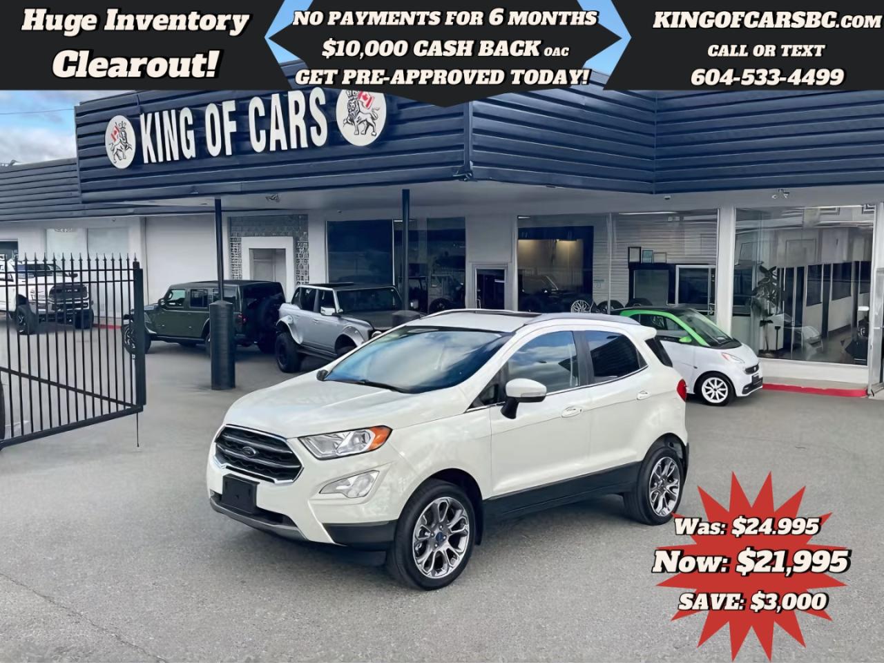 Used 2021 Ford EcoSport Titanium for sale in Langley, BC