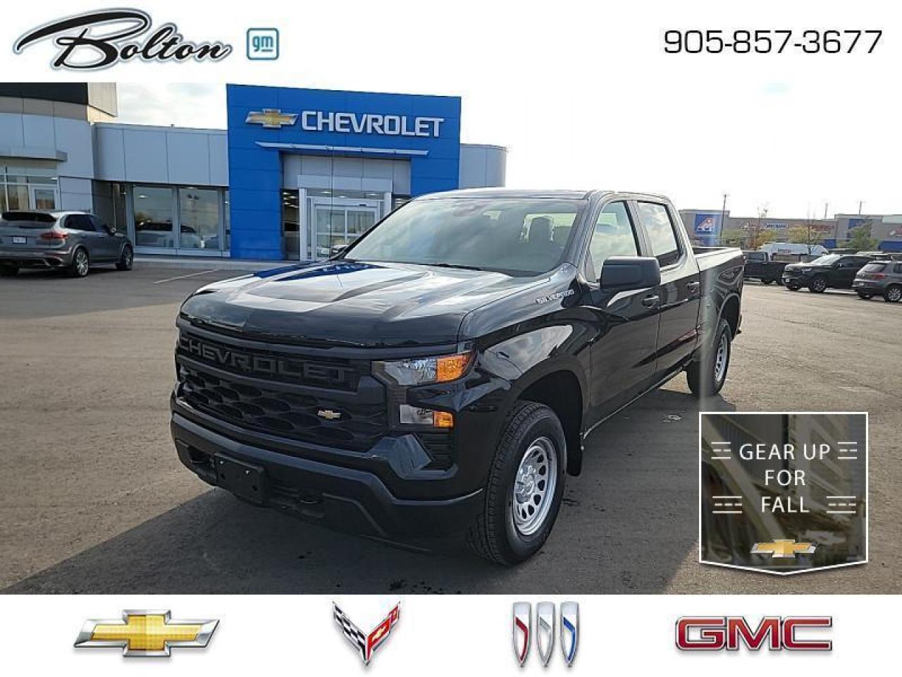 New 2023 Chevrolet Silverado 1500 Work Truck - $388 B/W for sale in Bolton, ON