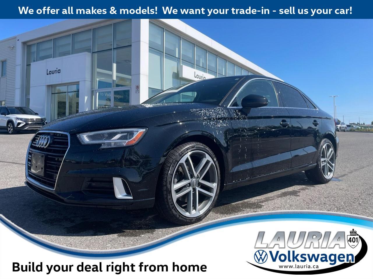 Used 2018 Audi A3 Sedan Technik AWD - LOW KMS for sale in PORT HOPE, ON