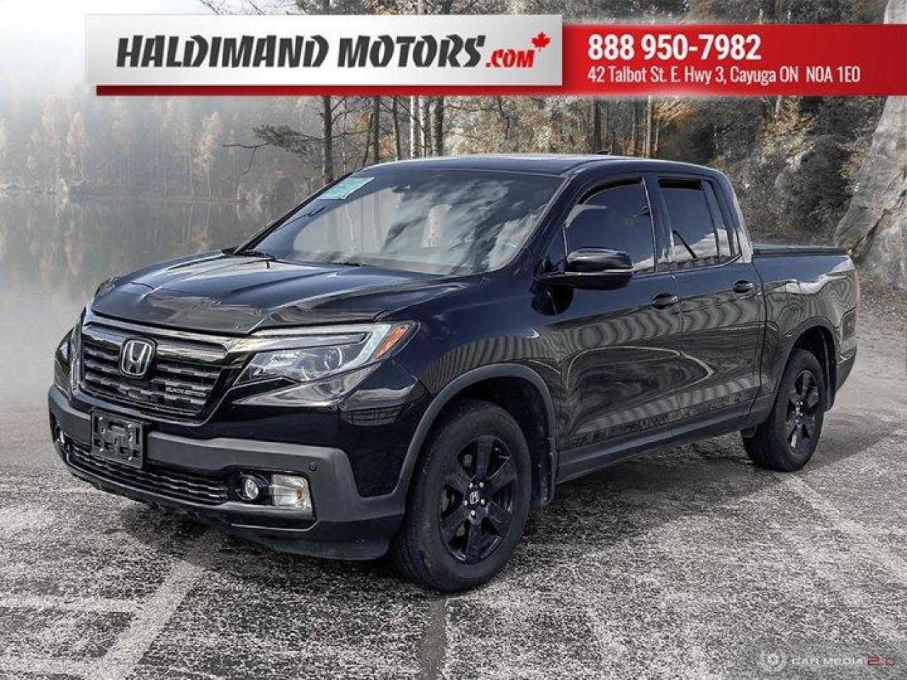 Used 2017 Honda Ridgeline Black Edition for sale in Cayuga, ON