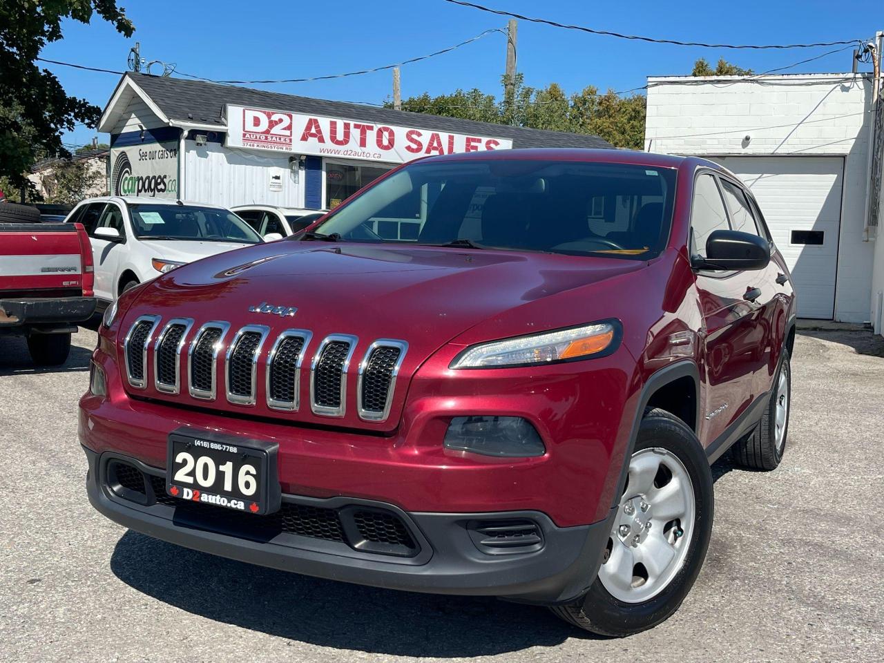 2016 Jeep Cherokee Sport/Certified/4WD/Reliable SUV/LED lights. - Photo #1