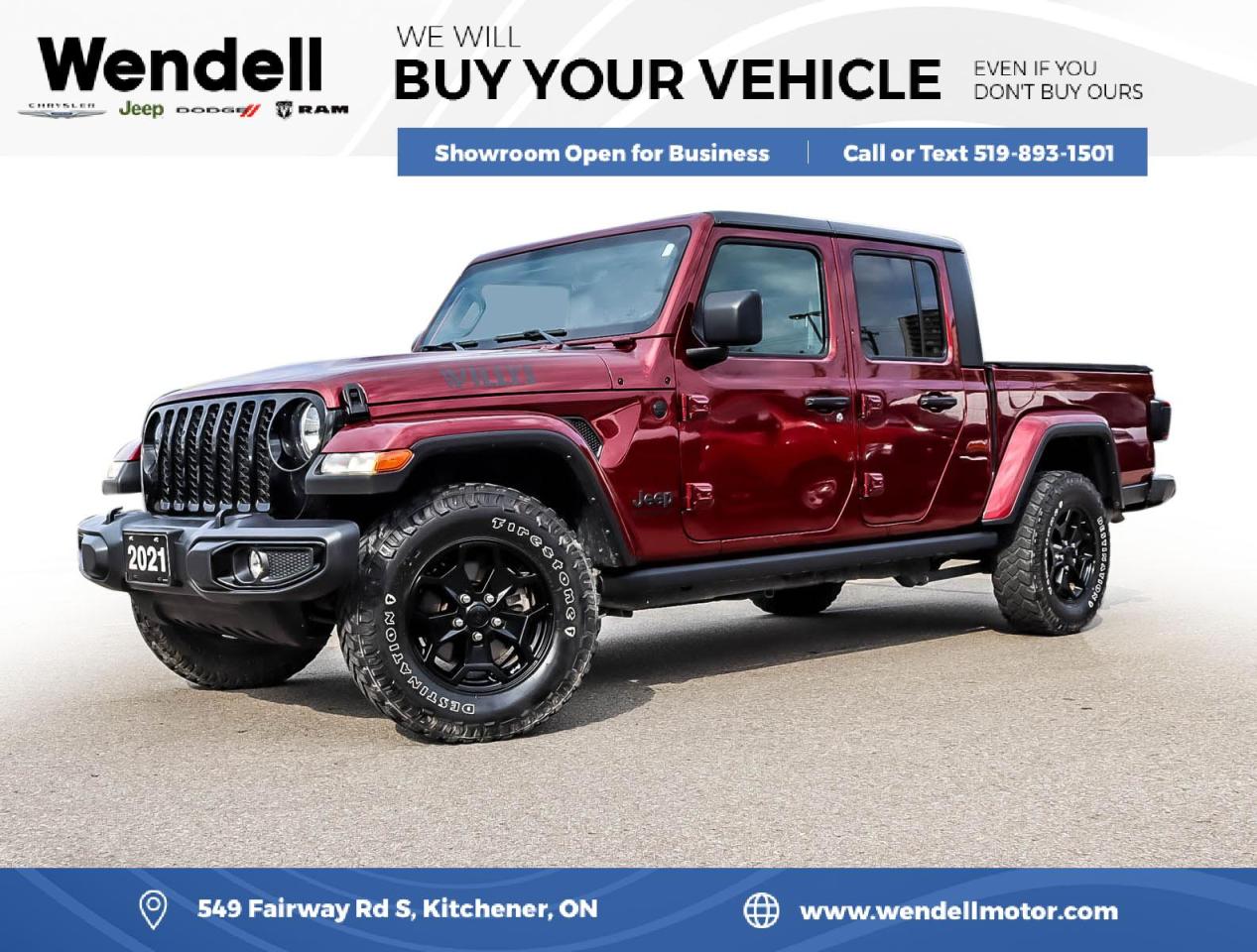 Used 2021 Jeep Gladiator Sport S Willys Nav/Safety/Tow for sale in Kitchener, ON
