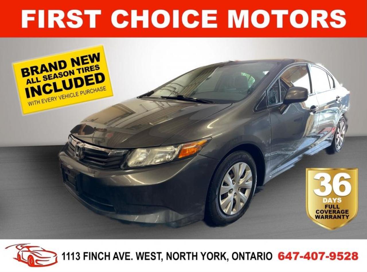 Used 2012 Honda Civic EX ~AUTOMATIC, FULLY CERTIFIED WITH WARRANTY!!!~ for sale in North York, ON