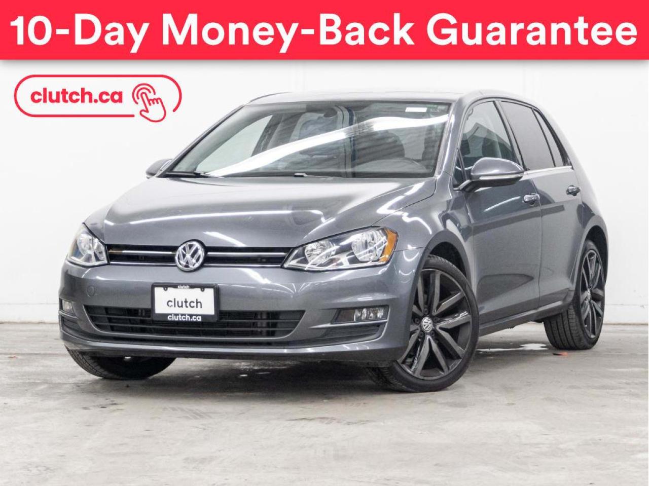 Used 2016 Volkswagen Golf Comfortline w/ Apple CarPlay & Android Auto, Cruise Control, A/C for sale in Toronto, ON