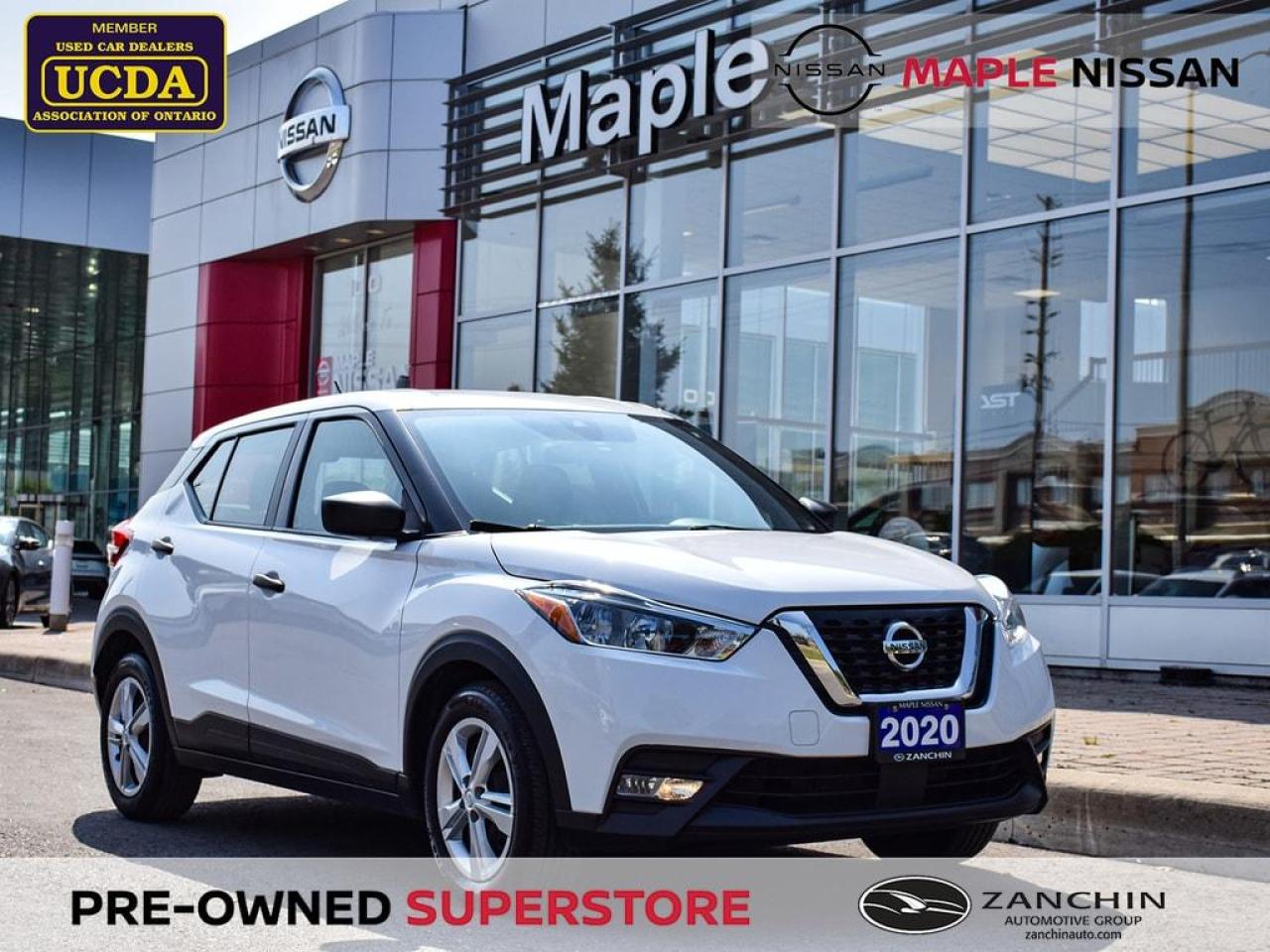 Used 2020 Nissan Kicks S Blind Spot Forward Collision Warning Bluetooth for sale in Maple, ON
