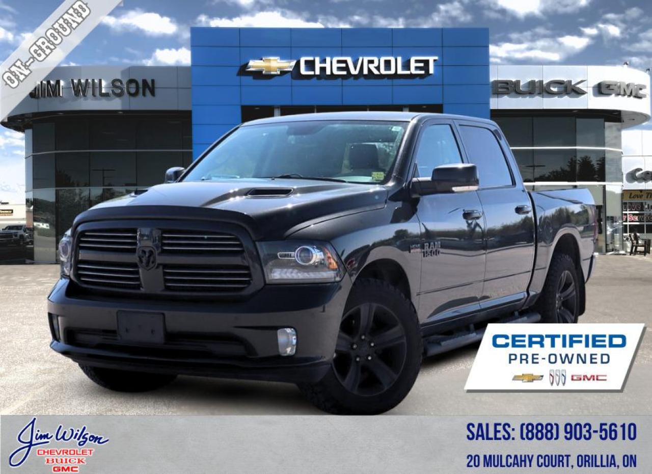 Used 2017 RAM 1500 4WD Crew Cab 140.5  Sport for sale in Orillia, ON