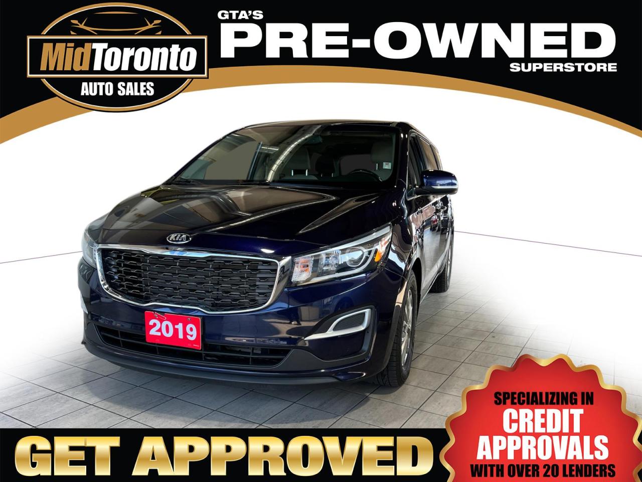 Used 2019 Kia Sedona LX - Power Seat - Rear Climate - Heated Seats and Steering Wheel - Apple Car Play for sale in North York, ON