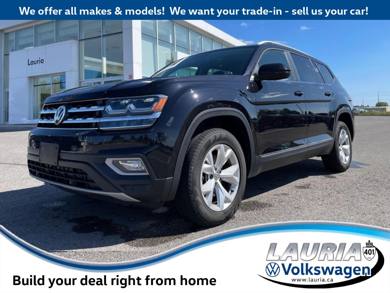 Used 2018 Volkswagen Atlas V6 Highline 4Motion AWD - 1 owner for sale in PORT HOPE, ON