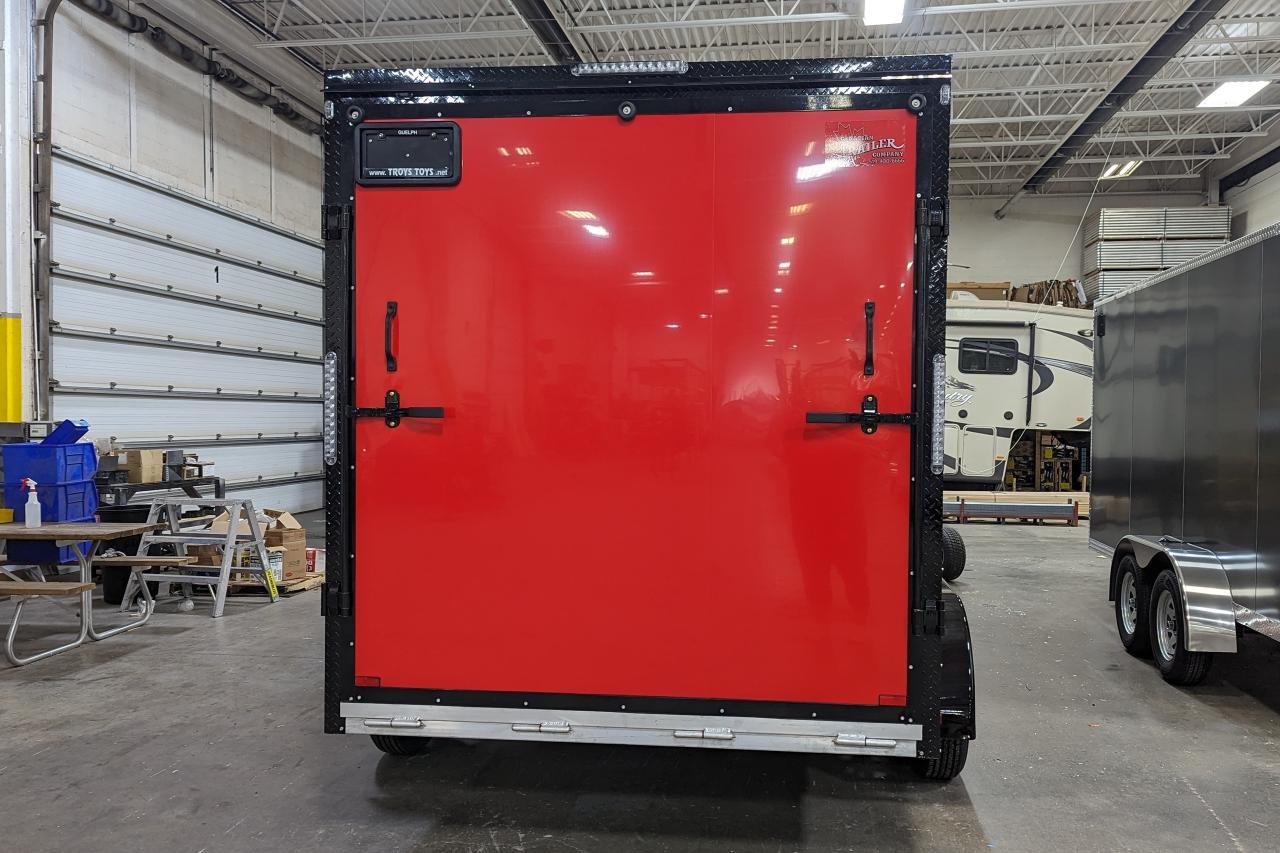 2024 Canadian Trailer Company 7x14 V Nose Cargo Trailer Aluminum Tandem Axle Photo13