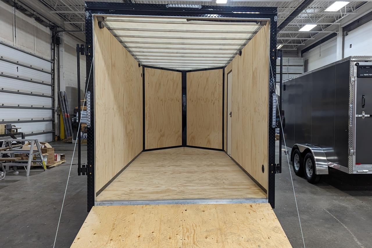 2024 Canadian Trailer Company 7x14 V Nose Cargo Trailer Aluminum Tandem Axle Photo14
