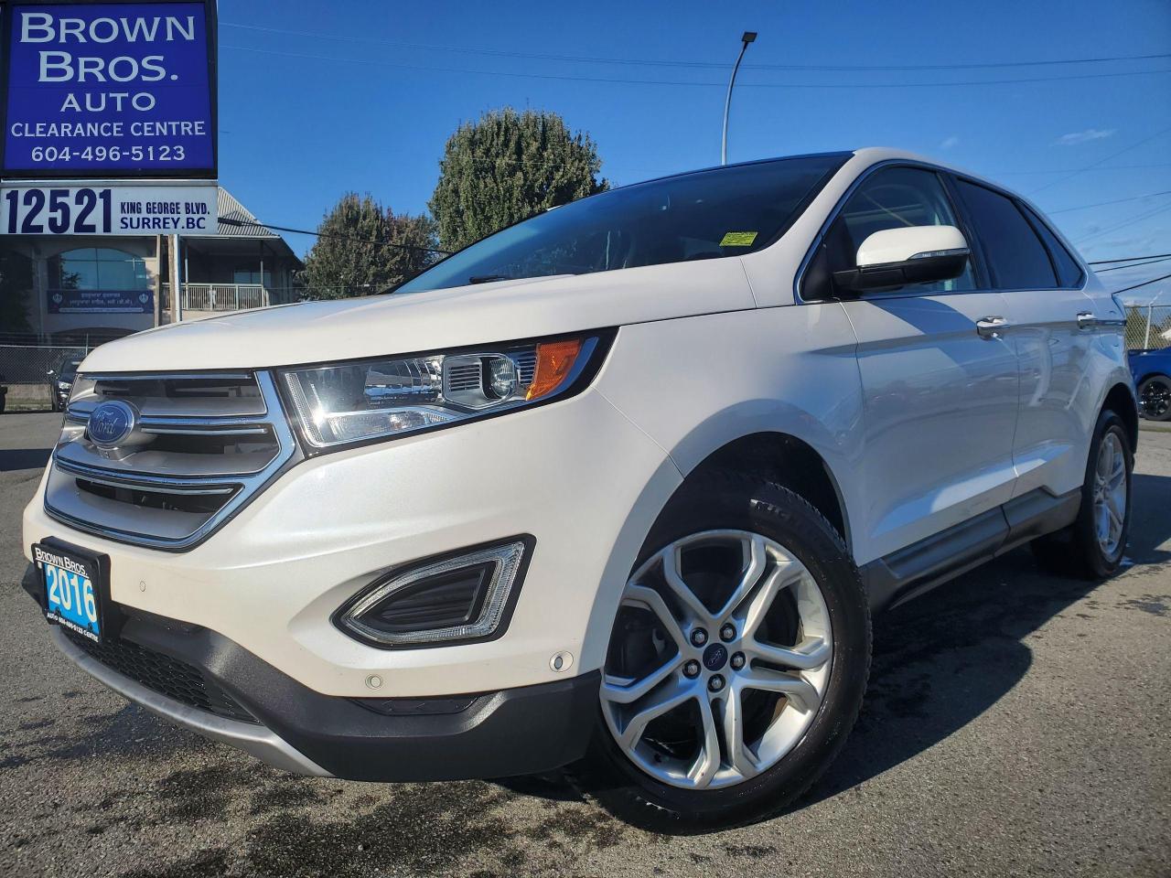 2016 Ford Edge LOCAL, NO ACCIDENTS, LOW KM, Titanium FWD