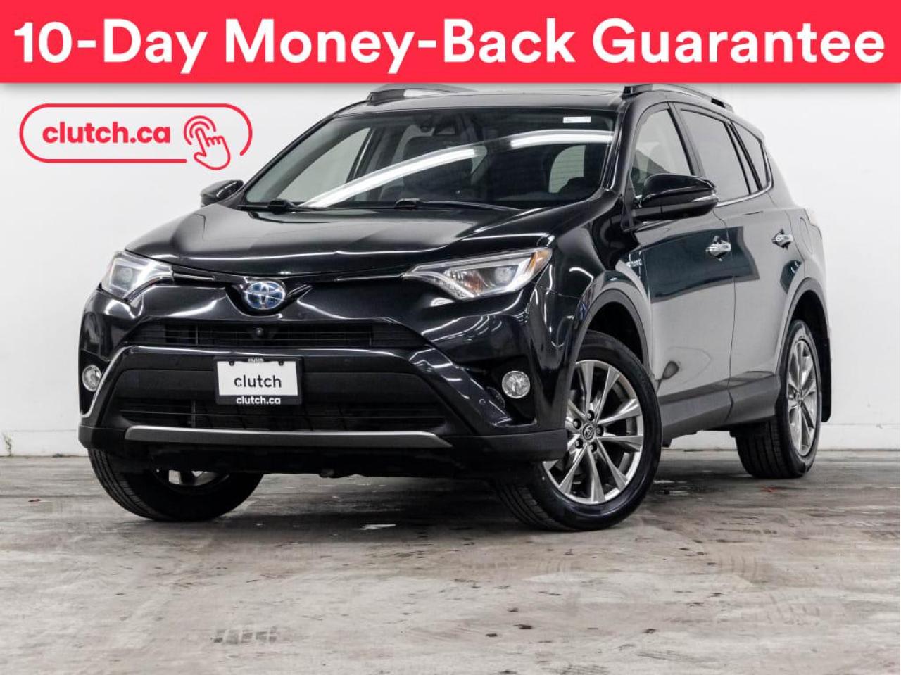 Used 2017 Toyota RAV4 Hybrid Limited w/ Bluetooth, Backup Cam, Dynamic Cruise, A/C for sale in Toronto, ON