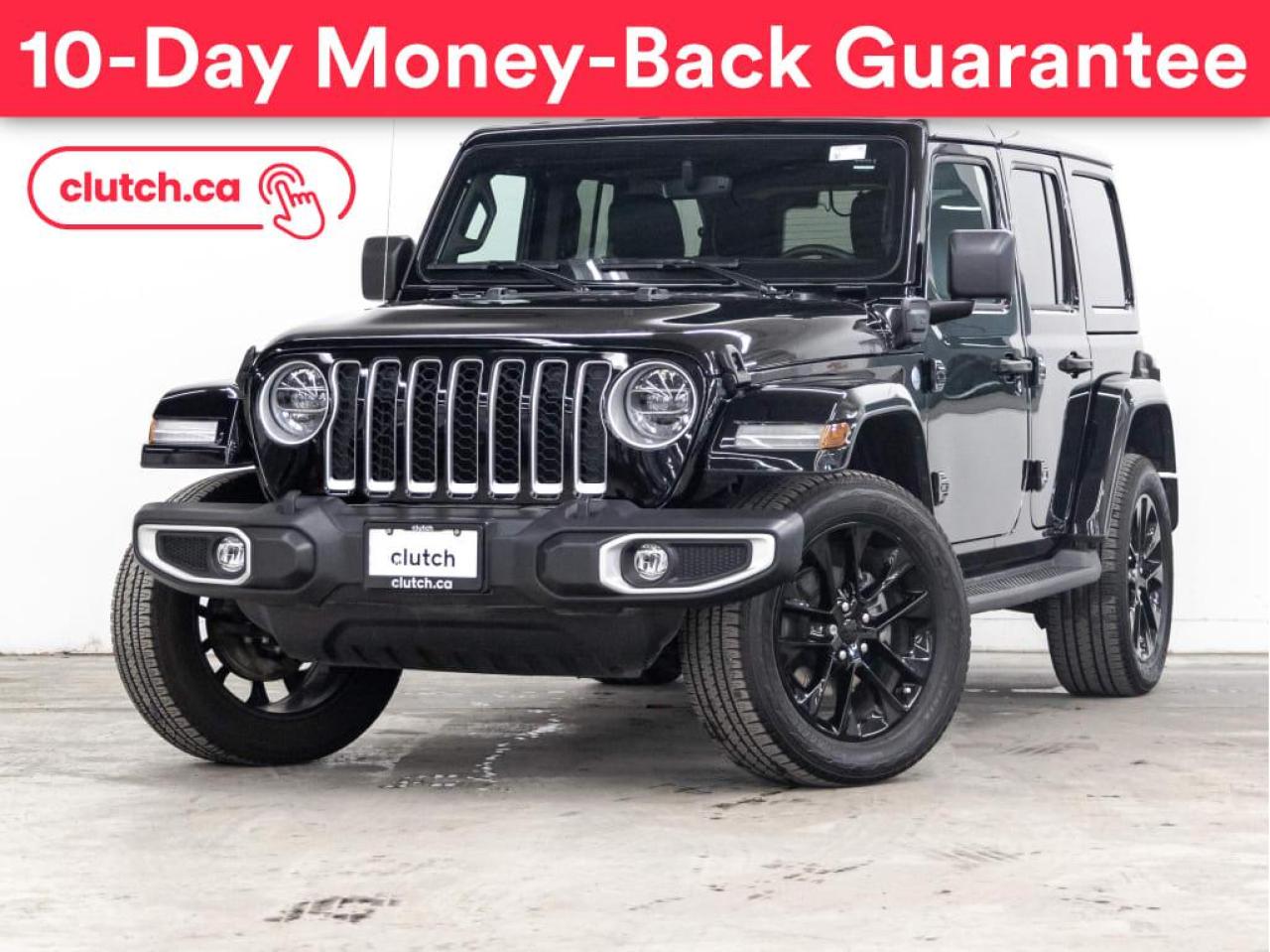 Used 2021 Jeep Wrangler 4xe Unlimited Sahara w/ UConnect 4C, Apple CarPlay & Android Auto, Nav for sale in Toronto, ON