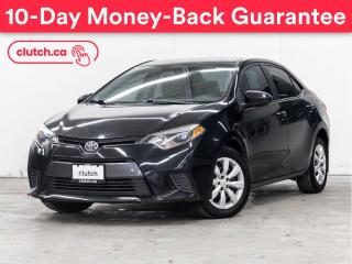 Used 2016 Toyota Corolla LE w/ Bluetooth, Backup Cam, Cruise Control, A/C for sale in Toronto, ON