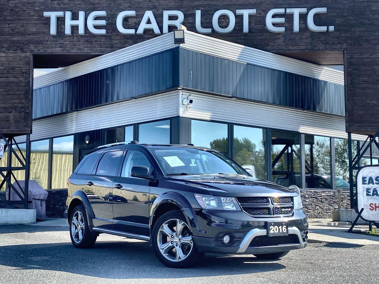 Used 2016 Dodge Journey Crossroad 3RD ROW, SIRIUS XM, BACK UP CAM, HEATED LEATHER SEATS/STEERING WHEEL, SUNROOF!! for sale in Sudbury, ON