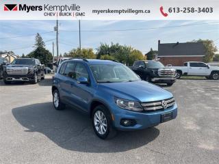Used 2017 Volkswagen Tiguan Wolfsburg Edition  - Leather Seats for sale in Kemptville, ON