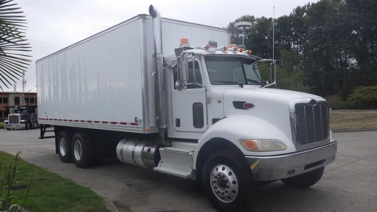 Used 2014 PETERBILT 348 Cube Truck Air Brakes Diesel With Pressure Washer for sale in Burnaby, BC