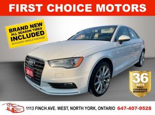 Used 2015 Audi A3 TFSI ~AUTOMATIC, FULLY CERTIFIED WITH WARRANTY! for sale in North York, ON