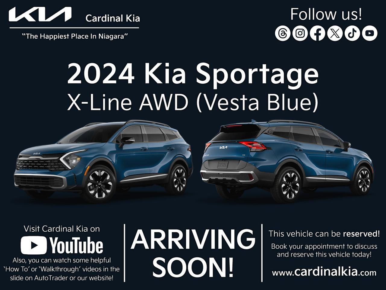 New 2024 Kia Sportage X-Line for sale in Niagara Falls, ON