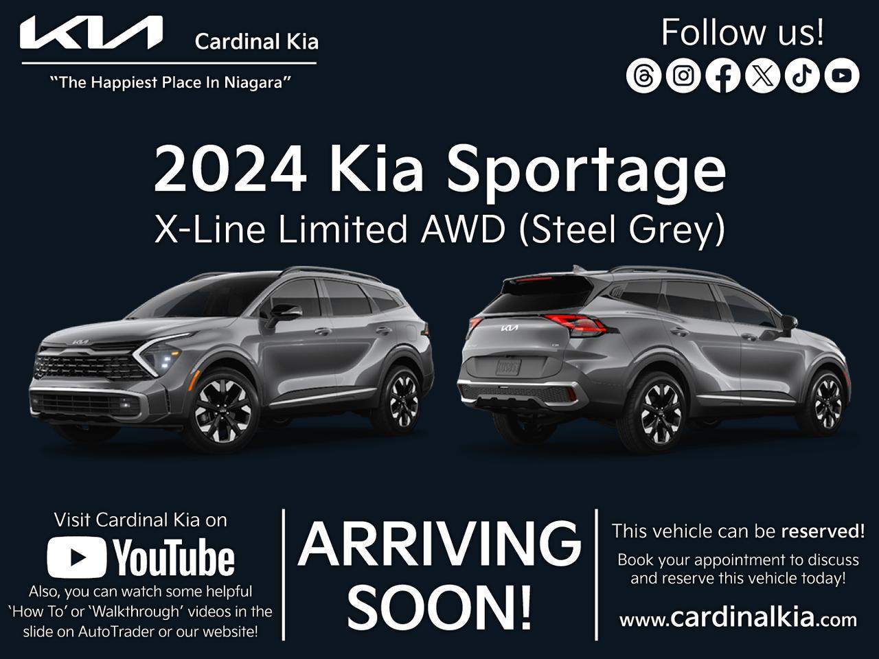 New 2024 Kia Sportage Xline Limited for Sale in Niagara Falls, Ontario